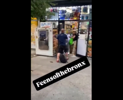 Dude Kept Harassing A Group Women And Gets Laid Out By One