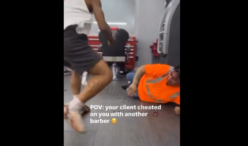 Mexican Guy Couldn’t Mind His Business In A Black Barbershop