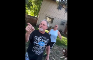 Dude Crashed Out On His Neighbor After He Kept Filming His Wife And Harassing Her