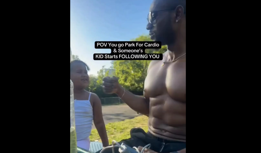 Mother Found It Ok For Her 5 Year Daughter To Follow A Random Man Around The Park While Calling Him Cute And She Thought It Was Funny