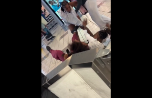 Love Triangle Goes Wrong After A Woman Caught Her Stud Girlfriend In The Mall With Another Woman And She Handled Both Of Them