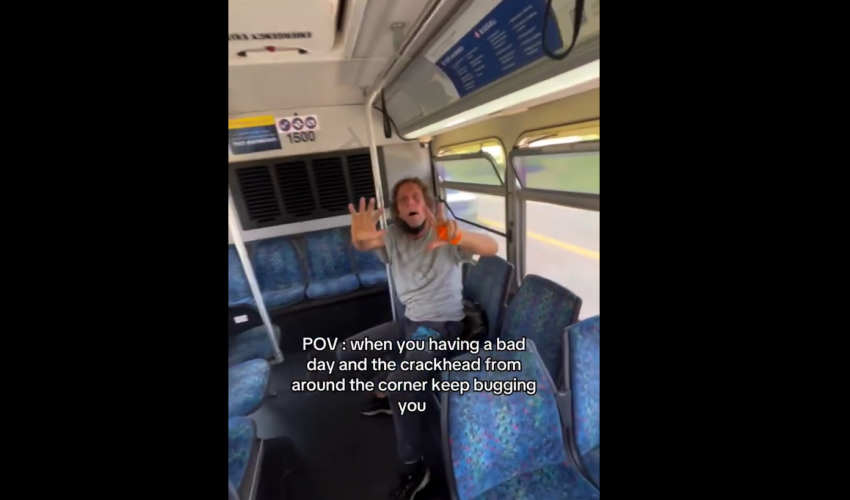 Addict Apologizes After Starting Drama With A Yn On The Bus After Getting Hands Put On Him