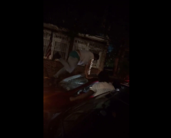 Group Of Dudes Wanted A Drunk Driver Head After He Flew Thru Their Neighborhood And Crashed Into Their Car