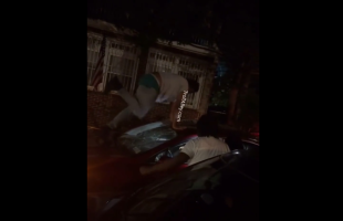 Group Of Dudes Wanted A Drunk Driver Head After He Flew Thru Their Neighborhood And Crashed Into Their Car