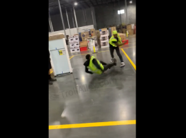 Dude Was Entertained And Shocked At The Same Time After Seeing His Two Coworkers Go At It