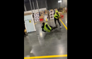 Dude Was Entertained And Shocked At The Same Time After Seeing His Two Coworkers Go At It