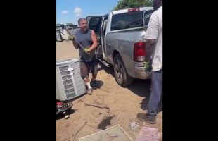 Two Men Gets Into A Altercation In The Scrapyard Over Used Scrap Parts