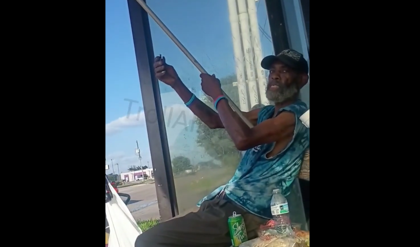 Tweaker Made The Biggest Pipe Ever And Had To Get Help From Somebody To Hit It