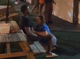 This Interracial Couple Got Too Comfortable In Public