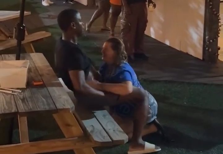 This Interracial Couple Got Too Comfortable In Public