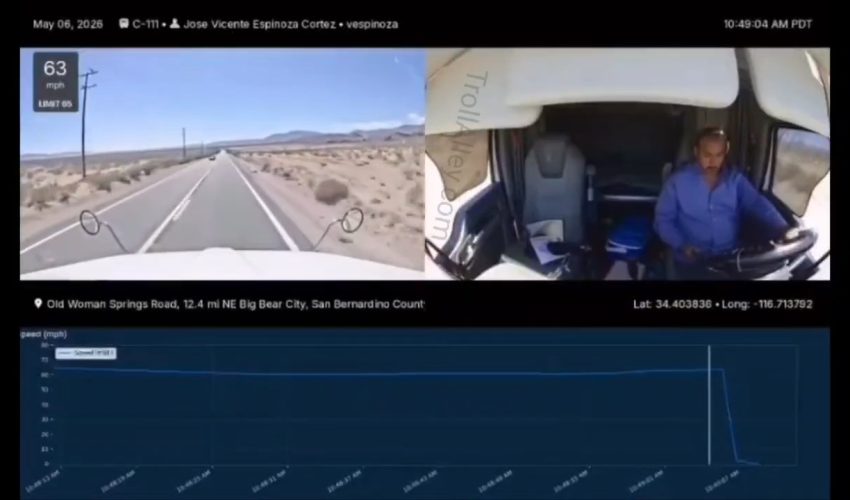 Truck Driver Wasn’t Wearing A Seatbelt And He Was On His Phone And Didn’t See The Tesla Coming At Him