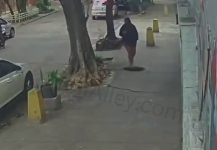 Is This Why Women And Kids Are Missing? Woman Falls Thru A Sewer While Walking Like Somebody Planned It For Her