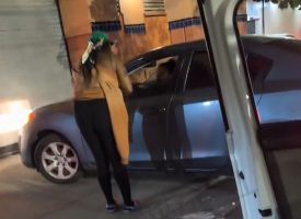 Girl Chased Down A Woman And Handles Her After She Tried To Hit And Run