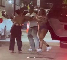 Woman Gets Mad And Tried To Stop Her Husband From Leaving With Another Woman After He Was Caught Cheating