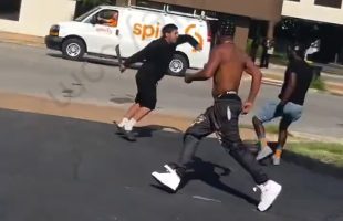 Dude Had A Machete And He Was Still Running Scared
