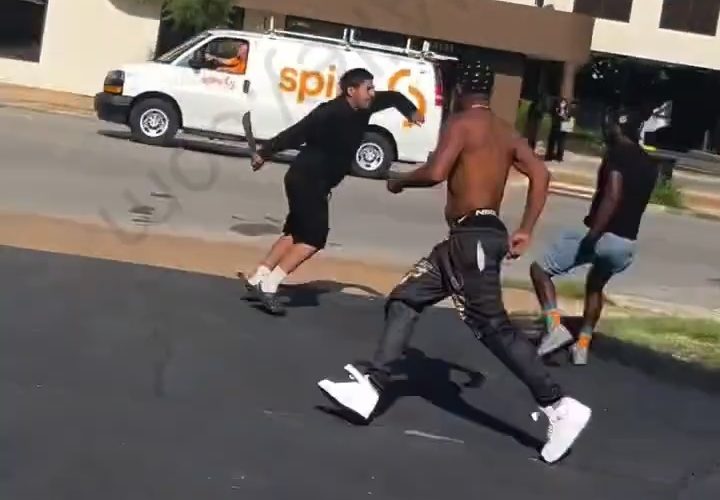 Dude Had A Machete And He Was Still Running Scared