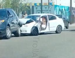 Woman Totaled Her Own Car After Trying To Totaled Her Boyfriend Car During A Argument