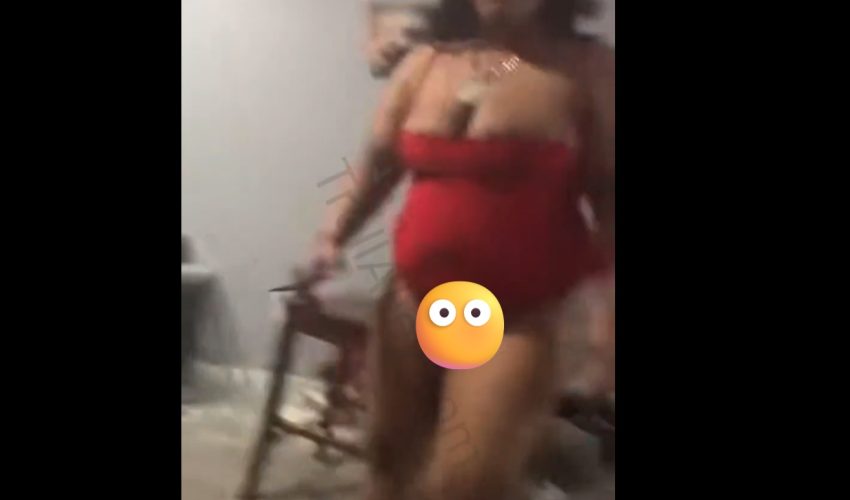 Woman Throws A Chair At Her Small Daughter And Tore Up The Whole House After Her Baby Father Wanted To Leave Her Because She Was Drunk