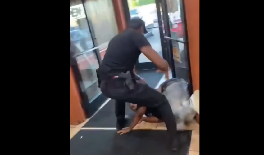 Dude Gets Thrown Out A Mexican Spot Like Trash By A Street Security Guard