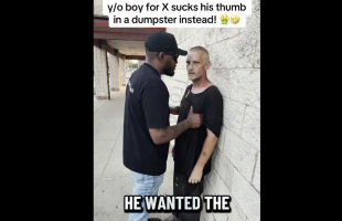 Dude Gets Forced To Get In The Dumpster For Trying To Meet Up With A 14 Year Old Boy
