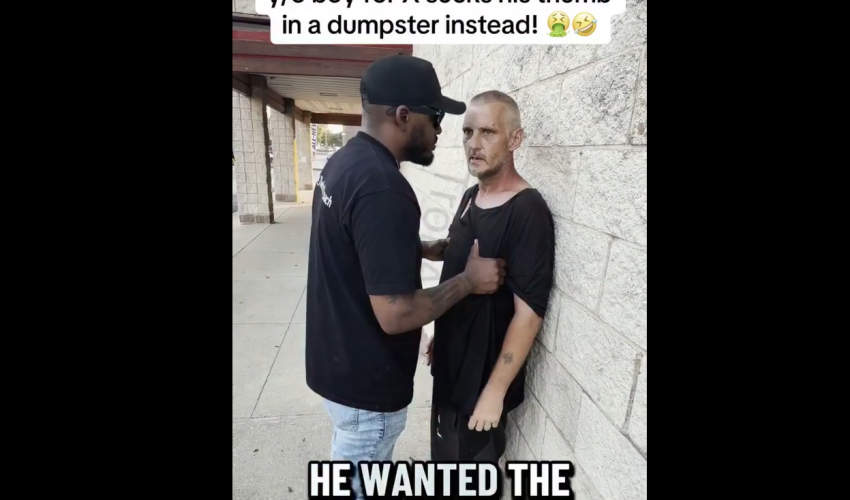 Dude Gets Forced To Get In The Dumpster For Trying To Meet Up With A 14 Year Old Boy