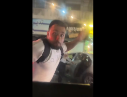 American Woman That Traveled To Syria Gets Her Window Smashed By A Man During A Road Rage