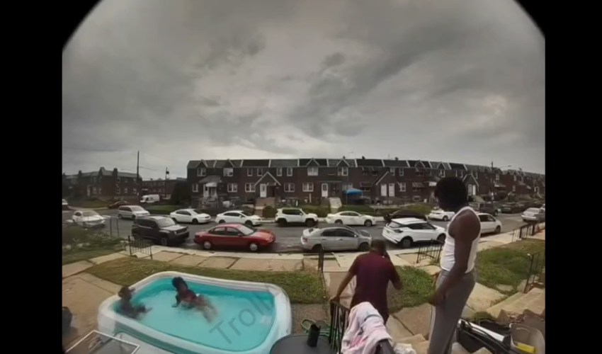 Father Makes A Pred Leave After Catching Him On His Property Watching His Kids In The Pool