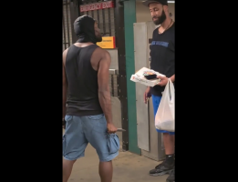 Dude Was Begging A Man To Put Hands On Him So He Could Poke Him Up