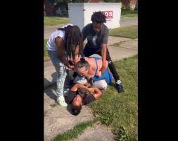 Woman Screams For Help After Another Woman Tried To Take A Chunk Of Her Leg Off