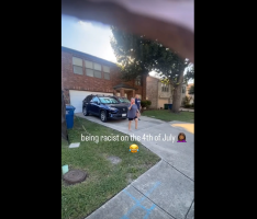 Karen Got Mad And Put Hands On Her Black Neighbor After They Wouldn’t Talk To Her