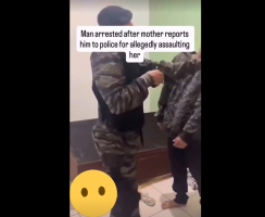 Police Officer Put Hands On A Man After He Found Out He Put Hands On His Mother