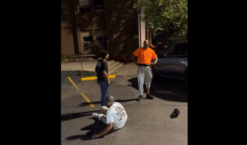 Stud Wanted To Fight And Act Tuff Again After The Guy That Tried To Protect Her Got Knocked Out Multiple Times By The Man That Put Hands On Her
