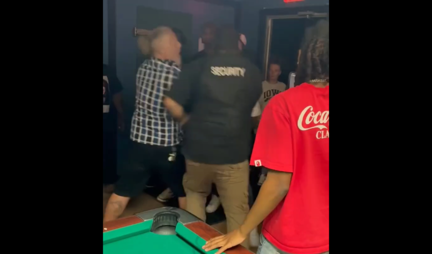 Dude Instantly Gets Dropped After Running Up On A Man At The Pool Hall