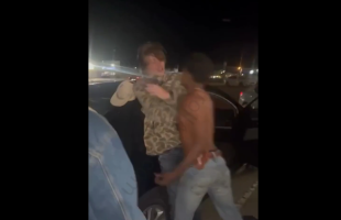 Dude Gets Handled After He Shot 4 Rounds In The Sky To Stop A Black Man From Throwing A Party