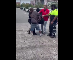 Target Employees Stop Mother And Father From Tuggling Their Child In The Parking Lot Over Visitation Hours