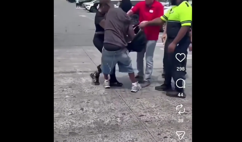 Target Employees Stop Mother And Father From Tuggling Their Child In The Parking Lot Over Visitation Hours