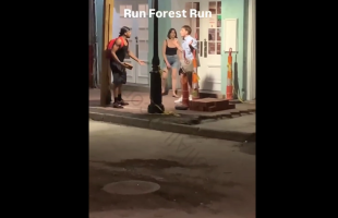 Woman Helps Her Boyfriend And Backdoors A Guy With A Brick After He Assaulted Her For Being With A Black Man