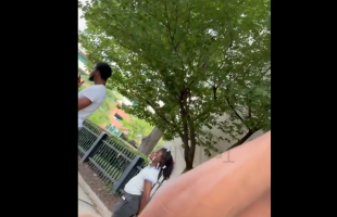 Man Gets Mad At A Father For Letting His Small Daughter Stand Next To Him Like He Was Trying To Get At Her