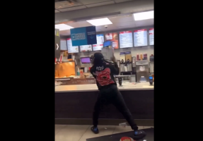 Man Threw Every Item At A Wendy’s Employee After She Got Mad Threw Something At Him