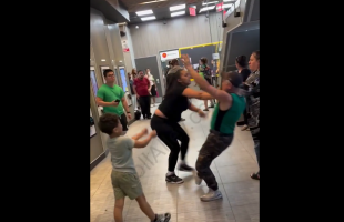 Mother Handles A Man For Yelling At Her Kids And One Hit Took Him Down