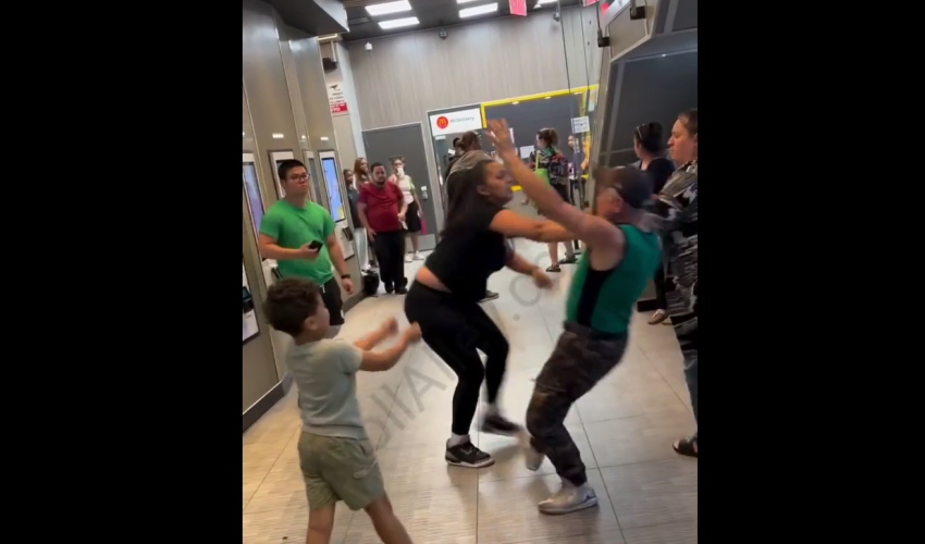 Mother Handles A Man For Yelling At Her Kids And One Hit Took Him Down