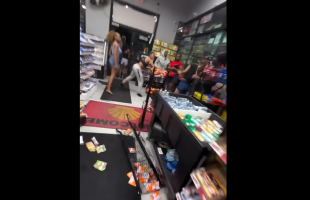 Dude Records Their Crimes After Breaking In A Store With A Group Of People Of Stealing Multiple Items