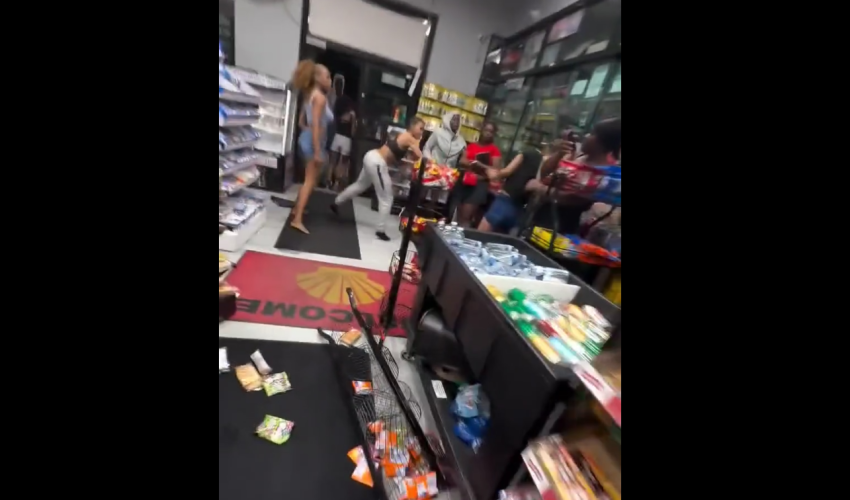 Dude Records Their Crimes After Breaking In A Store With A Group Of People Of Stealing Multiple Items