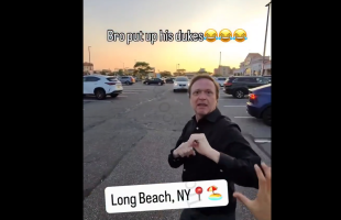 Dude Kept Running Up On A Guy For Throwing Trash In His Car For Driving Crazy