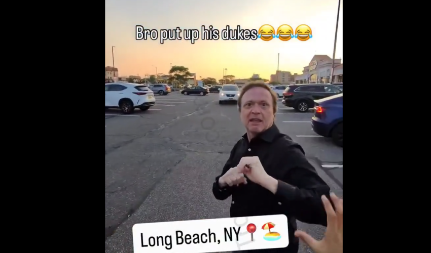 Dude Kept Running Up On A Guy For Throwing Trash In His Car For Driving Crazy