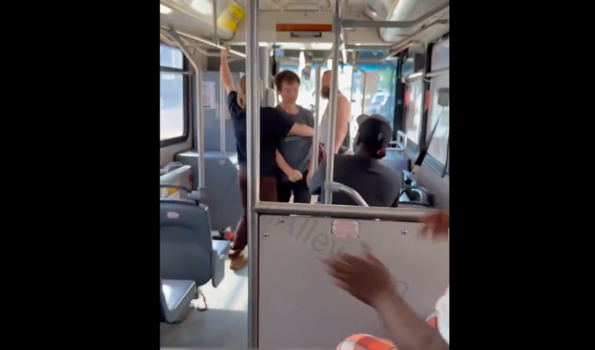 Dude With Anger Issues Started Doing This To Himself After A Guy Got To Him On The Public Bus