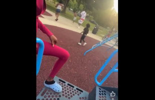 Father Put Hands On A 11 Year Old Boy For Hitting His Son