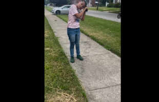 Man Caught A 15 Year Old Girl Cutting Her Hair To Disguise Herself After She Was Reported Missing