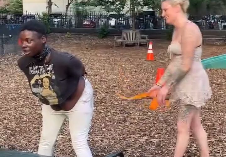 Woman That Claims She Jamaican American Lets A White Woman Do This To Her At A Playground