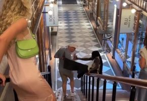 People Are Calling This Guy Racist After He Had A Chance To Catch A Black Woman Before She Fell